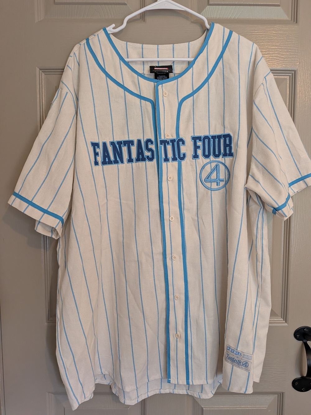 Marvel Fantastic Four First Steps Richards Baseball Jersey 3XL
